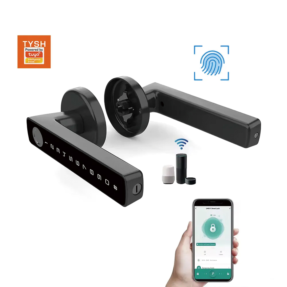 Smart Door Lock Wifi - TYSH Tuya Smart Segurança Automática Biométrica