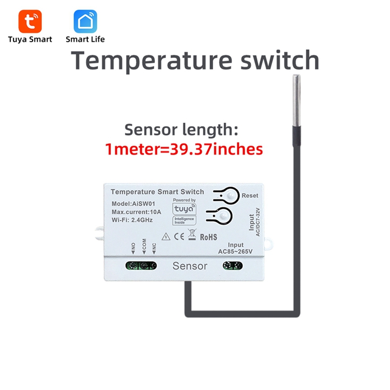 Sensor de Temperatura WiFi Tuy - Wifi Thermostat avaliação e preço