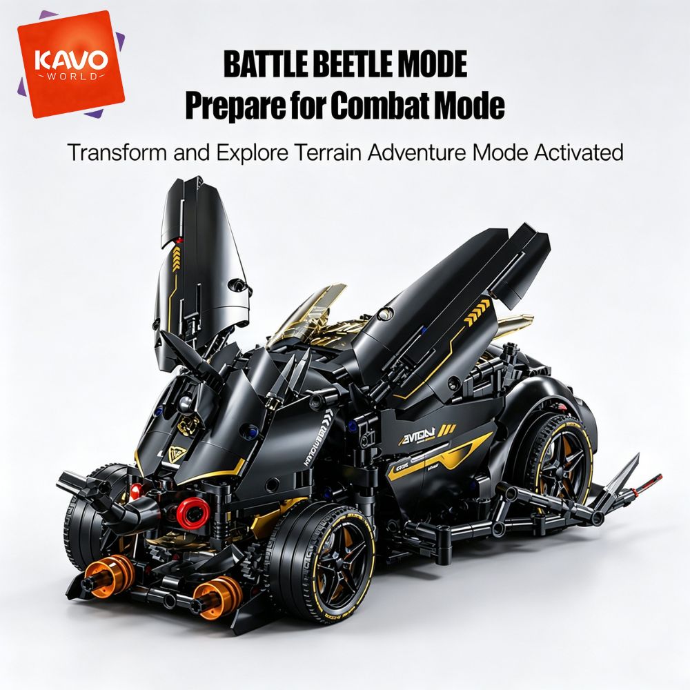 KAVOWORLD 1248 peças MOC Bloco - Stem Robotics Kit avaliação e preço