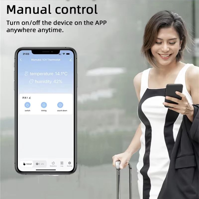 A01F – Interruptor Wi-Fi intel - Wifi Thermostat avaliação e preço
