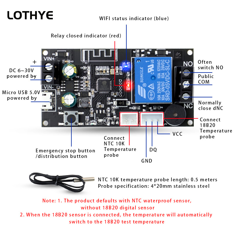 Controle remoto wifi termostat - Wifi Thermostat avaliação e preço
