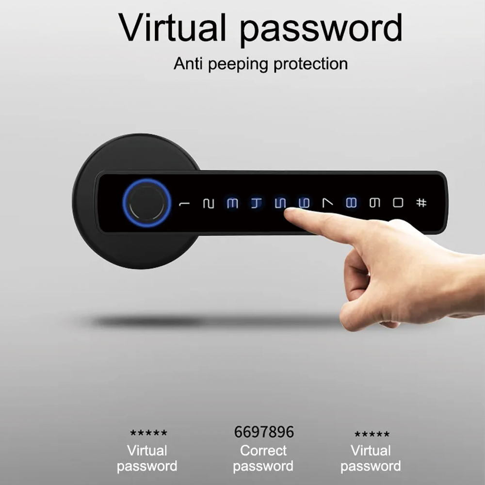 TYSH Tuya Smart Segurança Auto - Smart Door Lock Wifi avaliação e preço