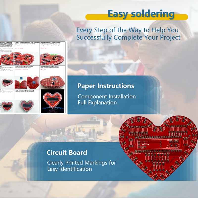 ● Kit de prática de soldagem,  - Electronics Project Kit avaliação e preço