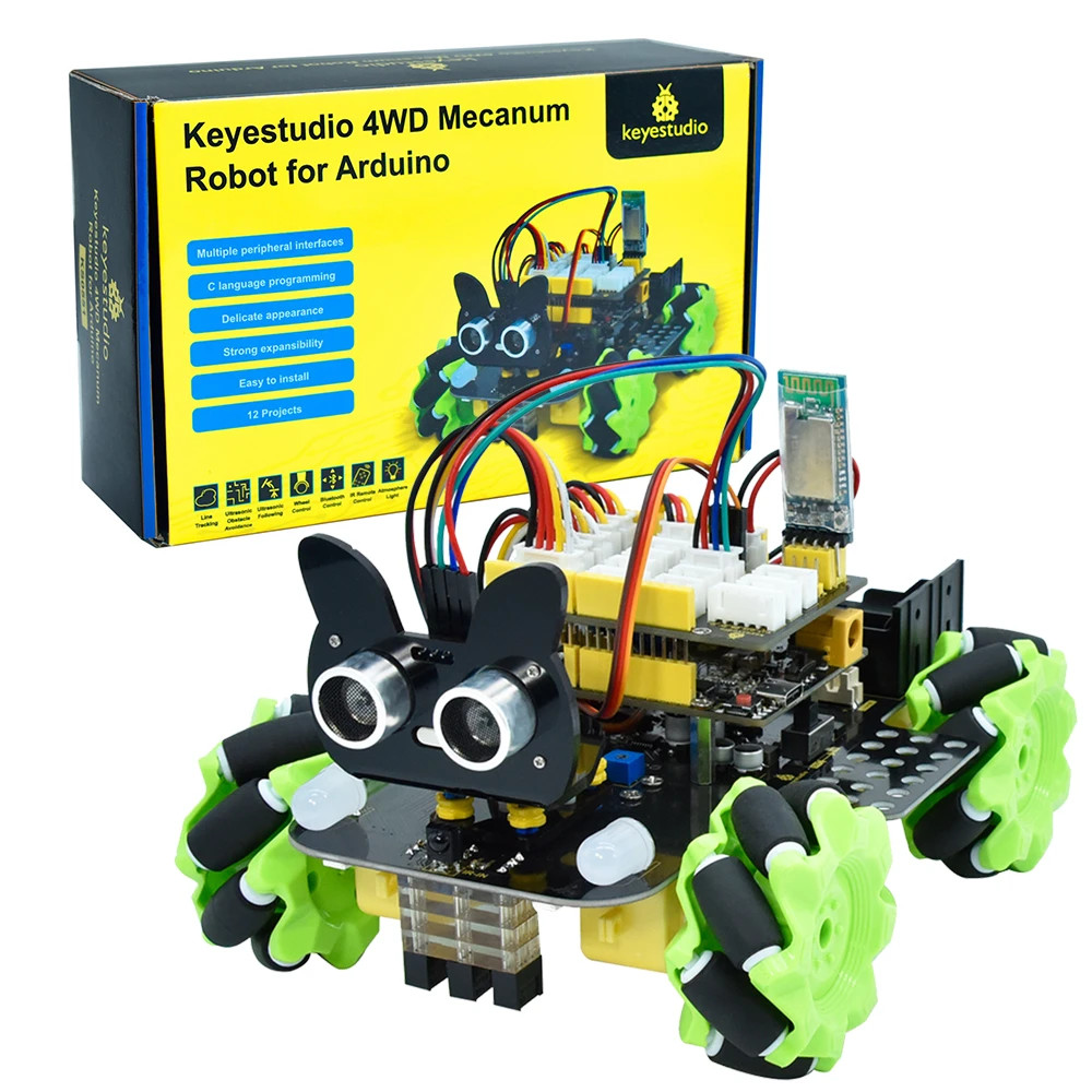 Carro Robô Mecanum 4WD da Keye - Esp32 Smart Home Kit avaliação e preço