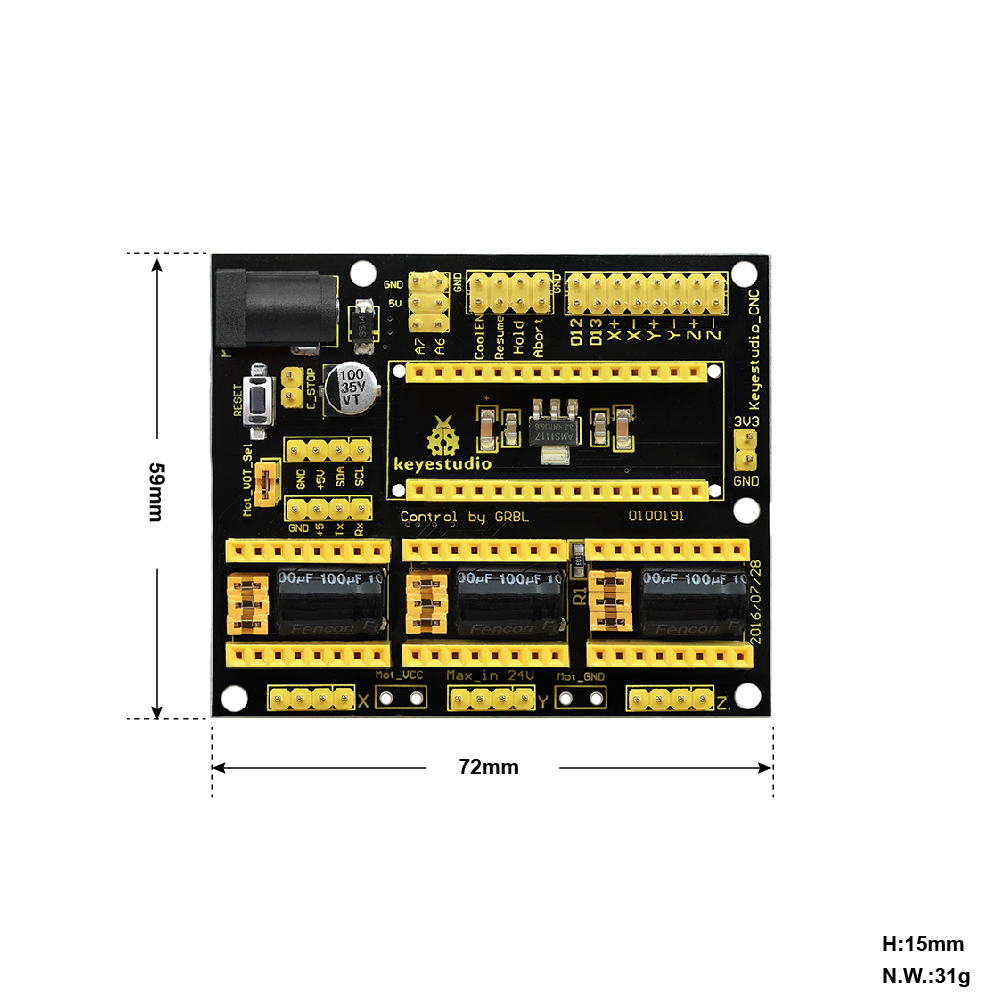Keyestudio CNC Shield V3 /V4 S - Esp32 Smart Home Kit avaliação e preço